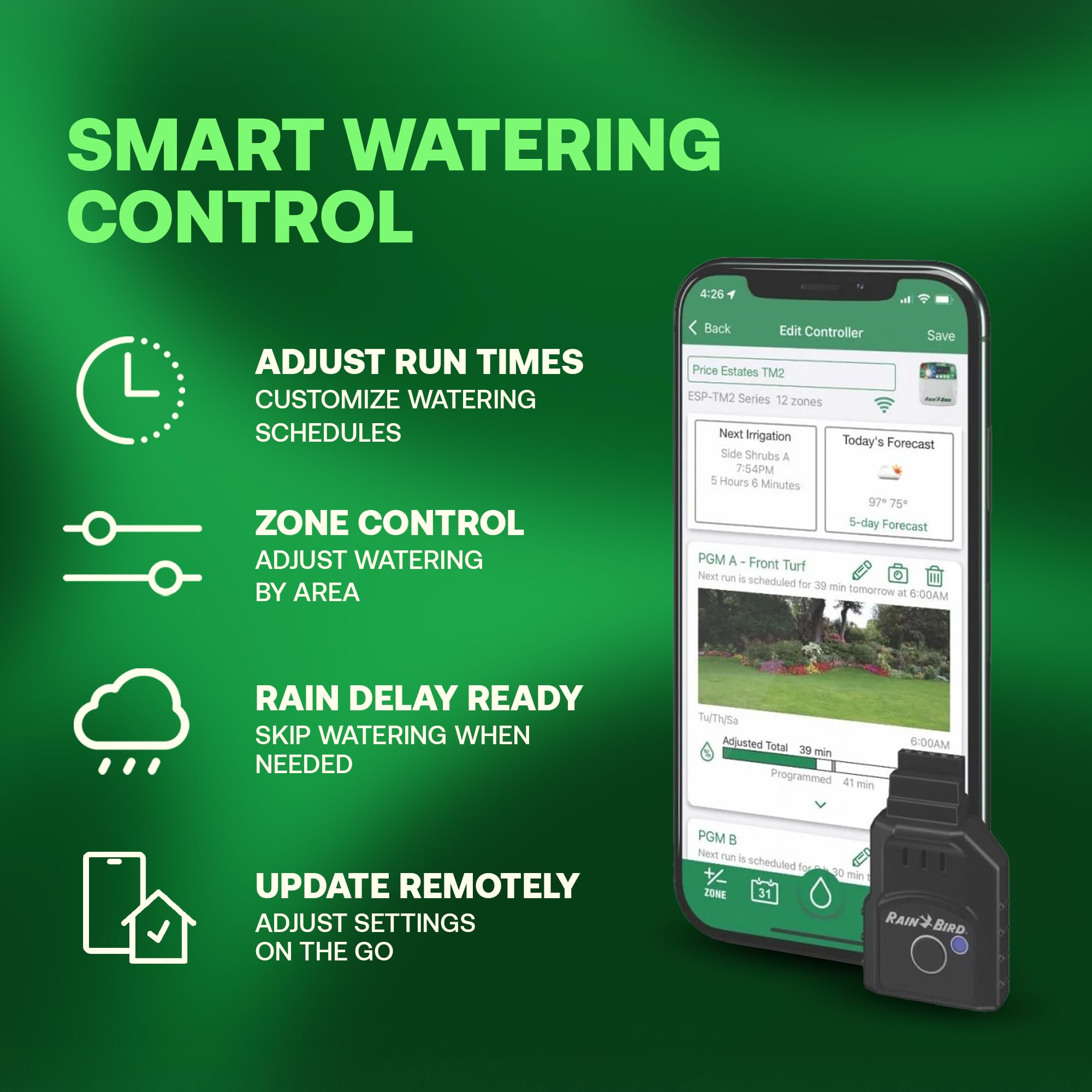 Installation of Rain Bird LNK2 Smart WiFi Module in irrigation controller