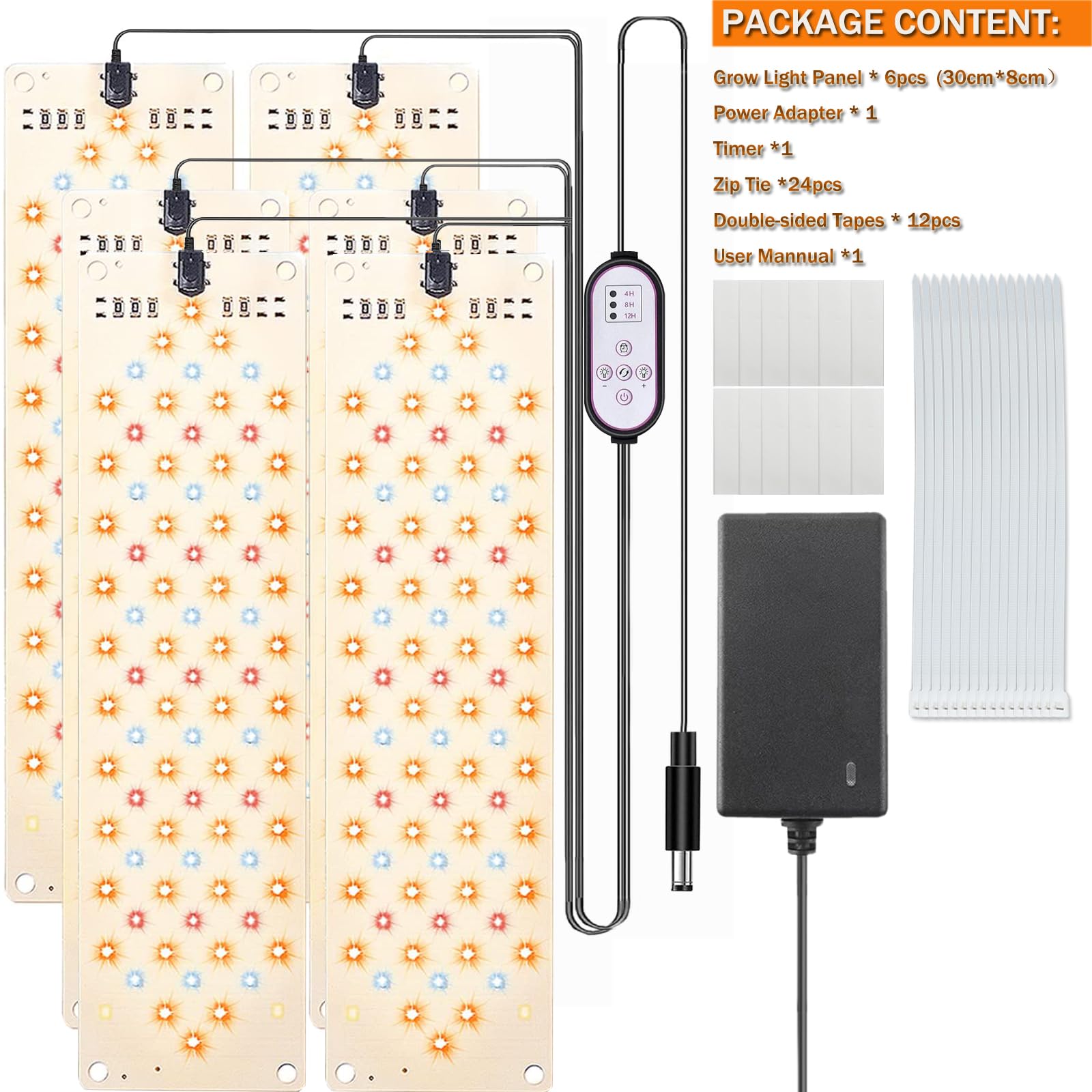 Installation of Rocoking grow light panels under a shelf