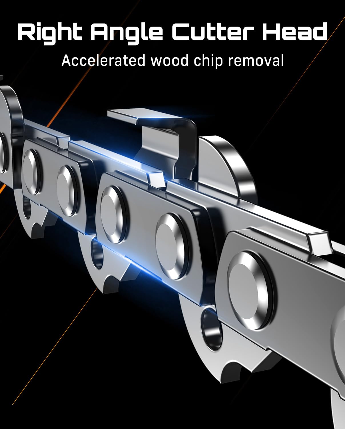 Installation of Seesii chainsaw chain on a chainsaw