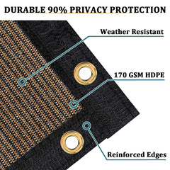 Installation of Shade&Beyond Fence Privacy Screen with zip ties