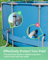 Installation of SHAPON pool hose holders
