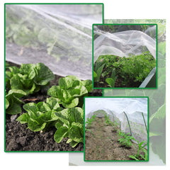 Installation of SnugNiture Garden Netting over plants