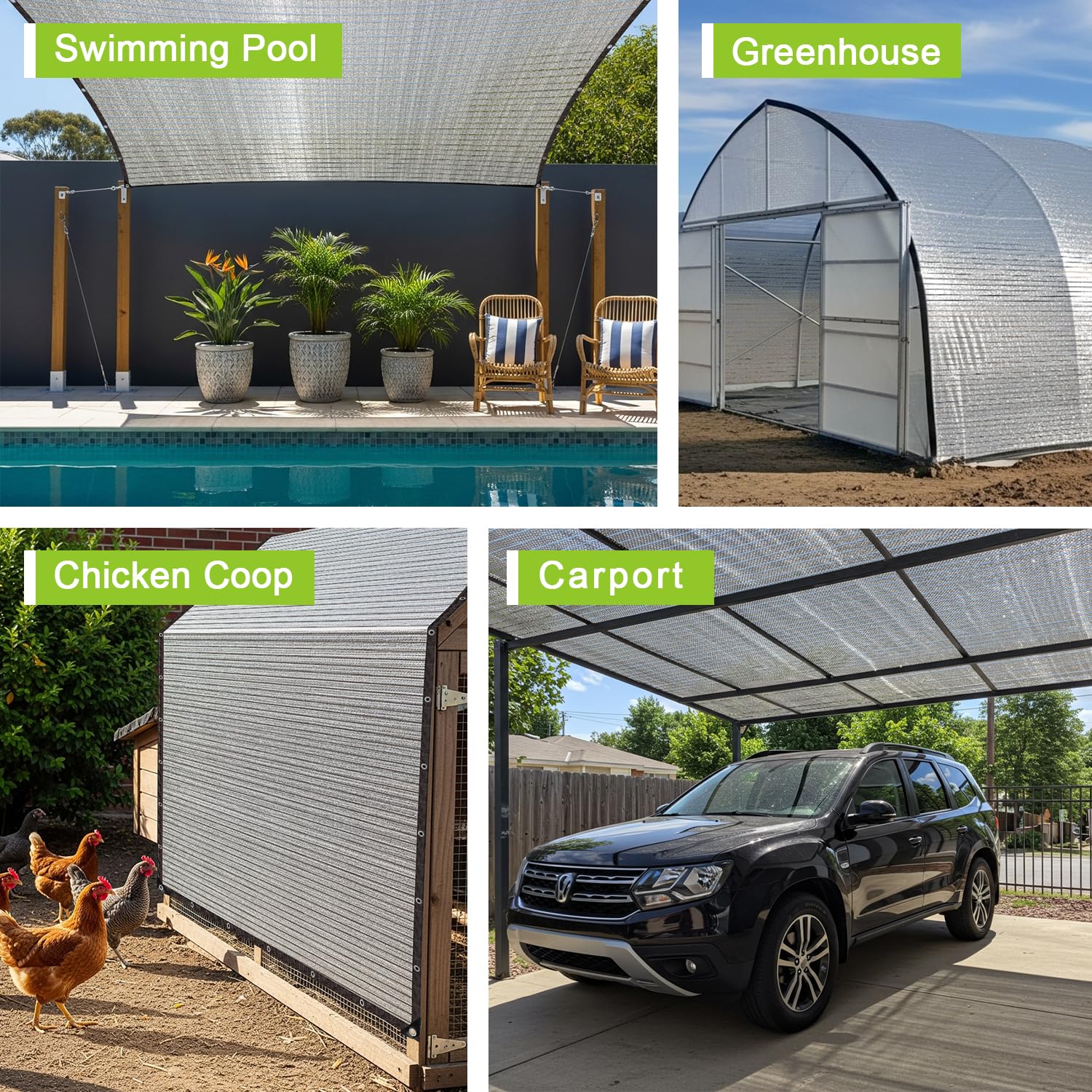 Installation of SUNNY GUARD Shade Cloth using zip ties