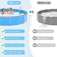 Installation of Svepndic coping strips on pool liner