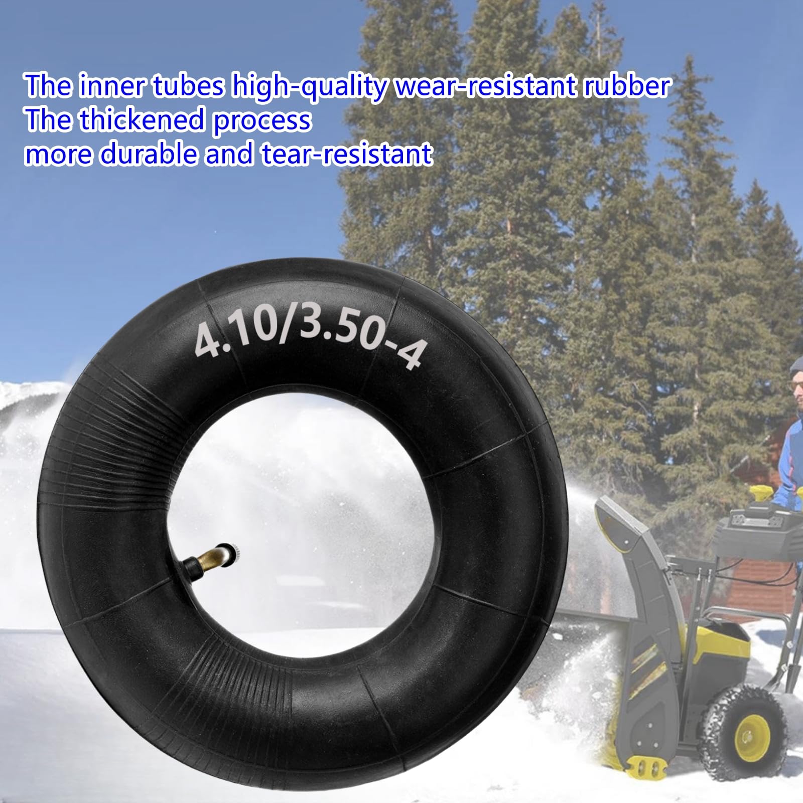Installation of Swagnaz inner tube on wheelbarrow