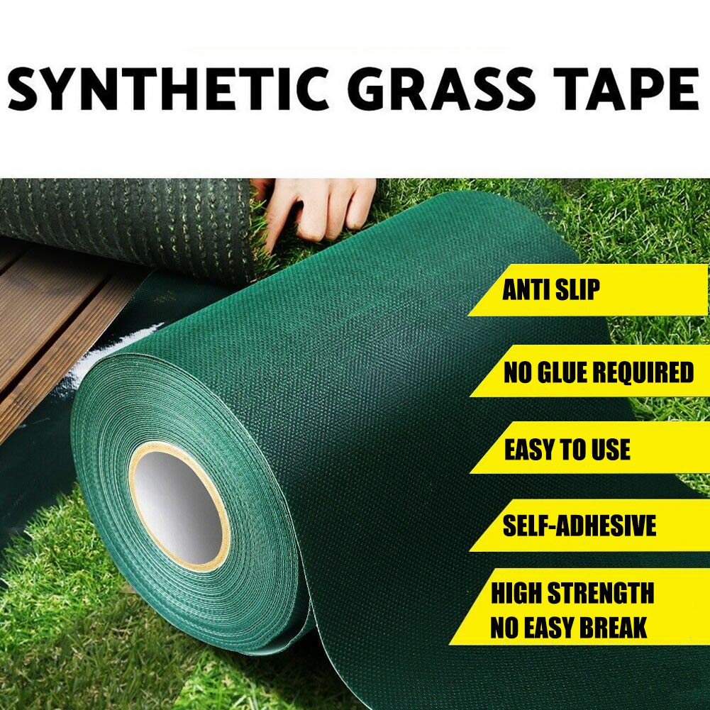Installation of TYLife Artificial Grass Tape on synthetic turf