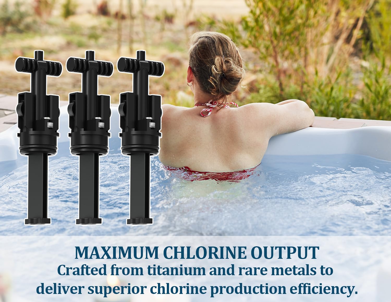 Installation of Virellionixis salt water cartridge in hot tub