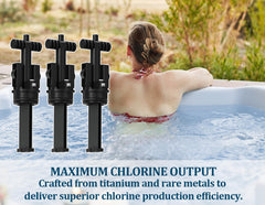 Installation of Virellionixis salt water cartridge in hot tub