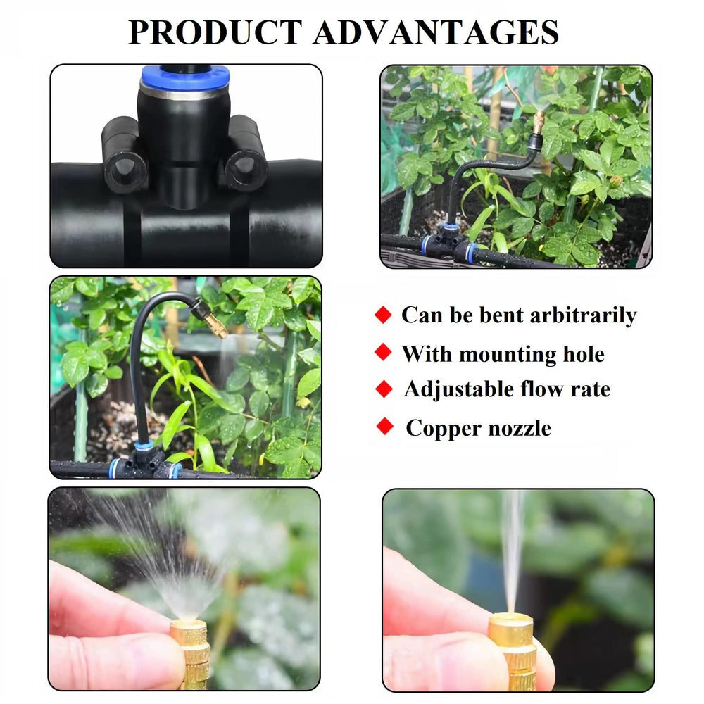 Installation of WCBMIRRI drip irrigation on a garden bed