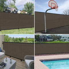 Installation of Windscreen4less Privacy Fence Screen using zip ties