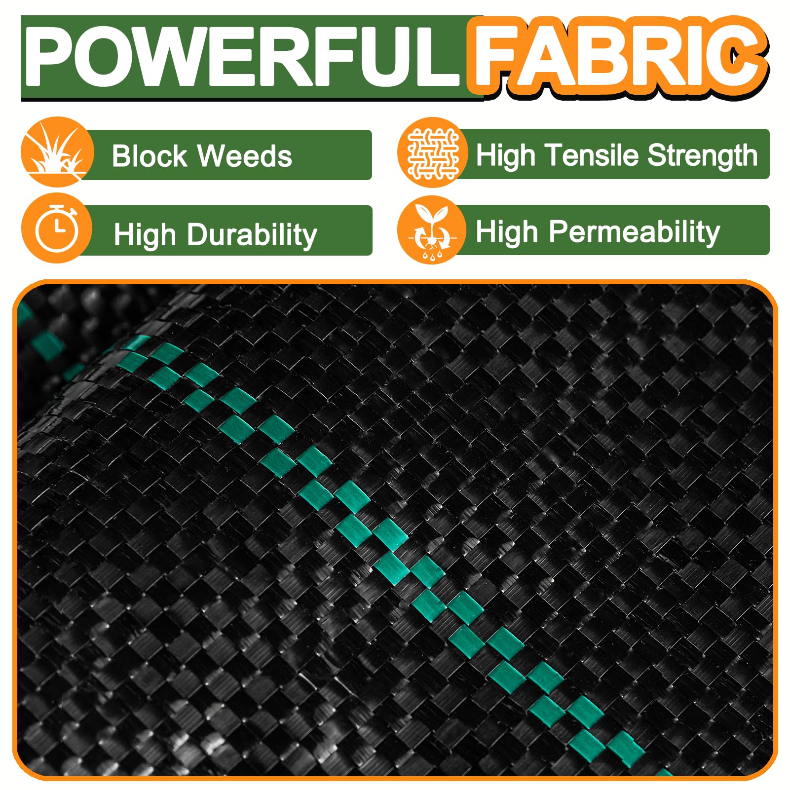 Installation of Winisok weed barrier fabric in a garden bed