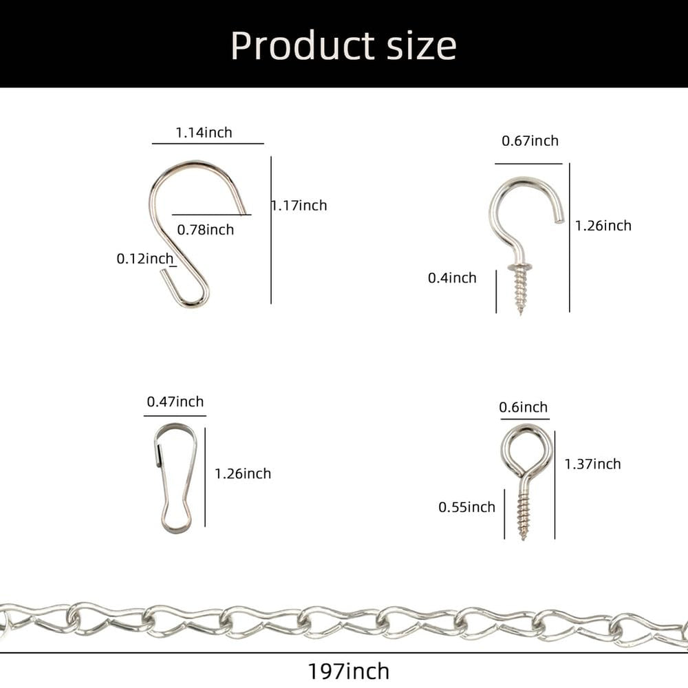 Installation of YINGFENG hanging chain on bird feeder