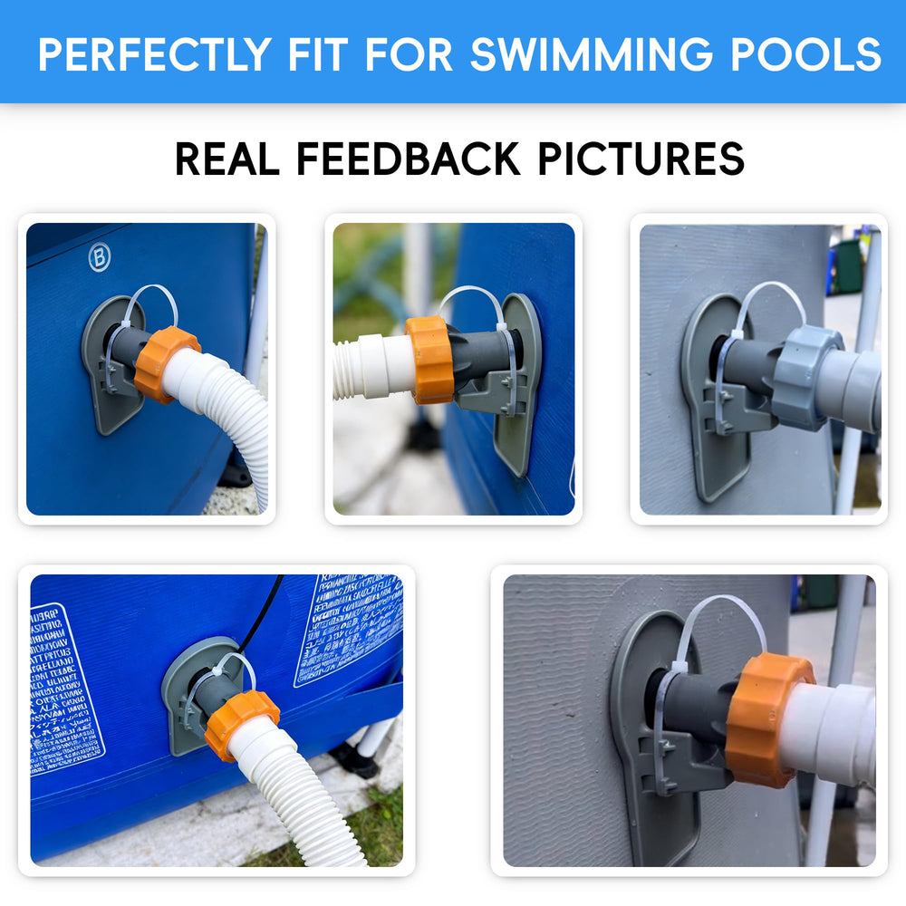 Installation process of SHAPON hose supports with zip ties