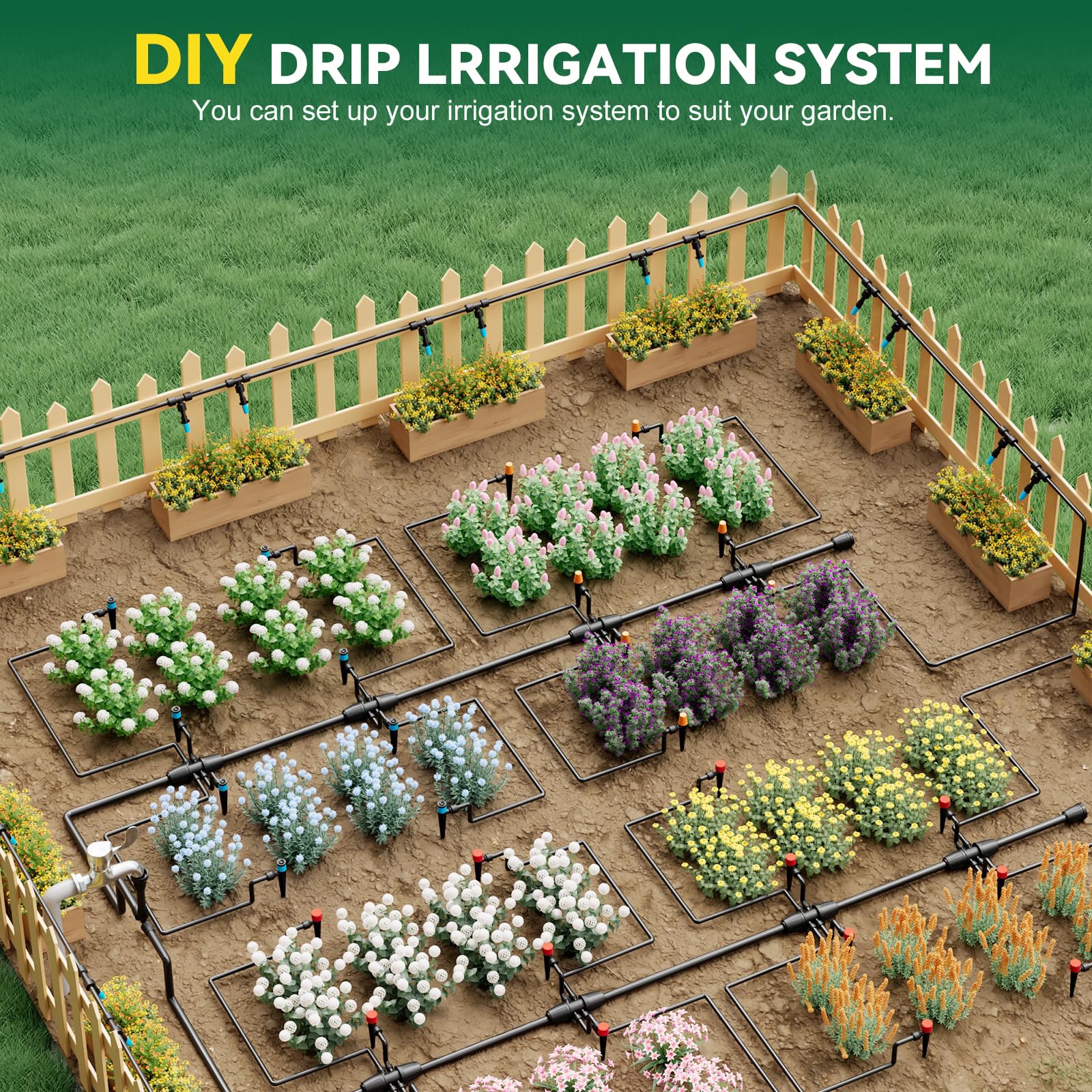Installation process of STARREY Drip Irrigation System