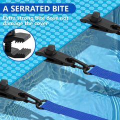 installation process of the solar cover attachment