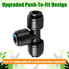 Installation process of TTioDri 1/4 Inch Tee Fitting