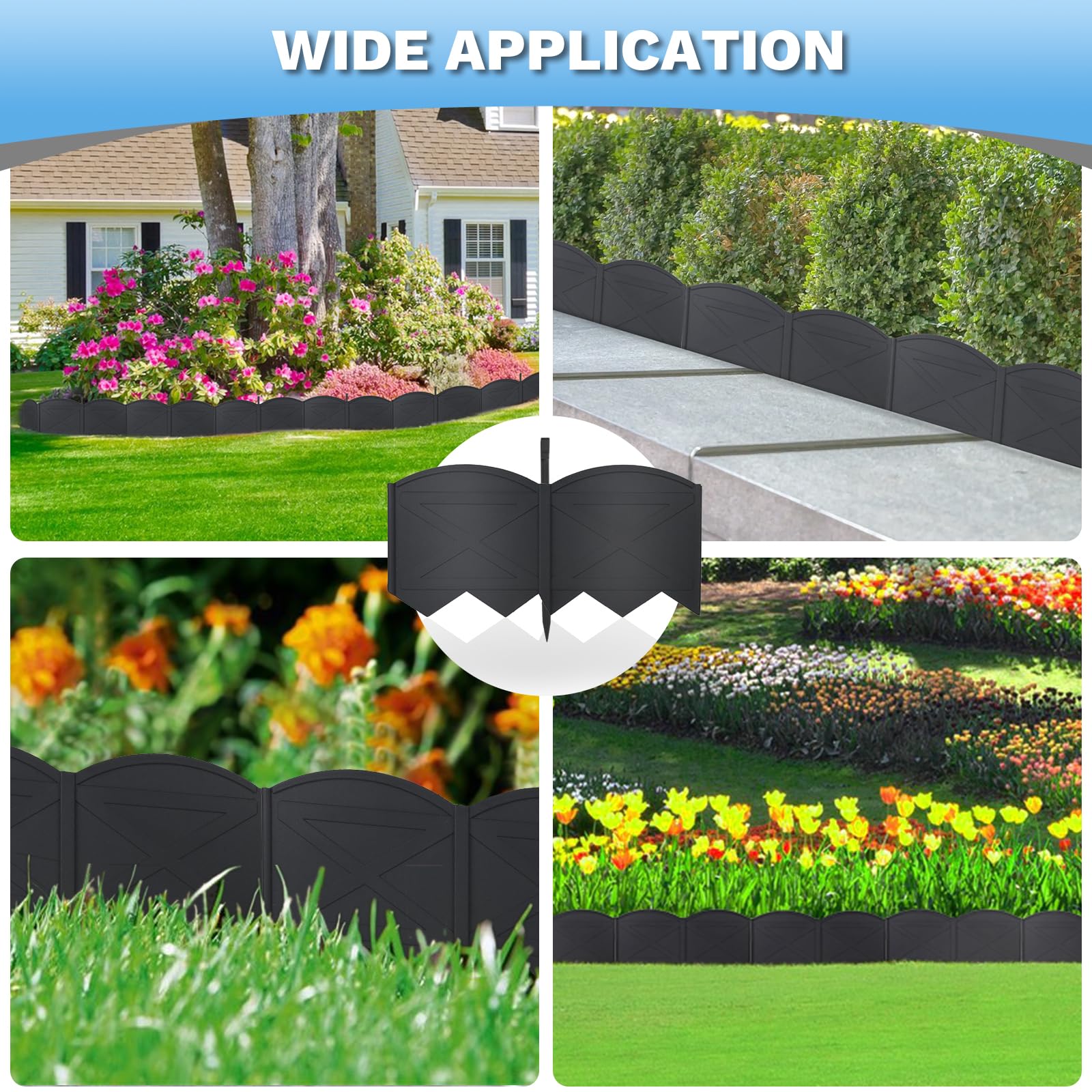 Installation process of Vashly garden edging