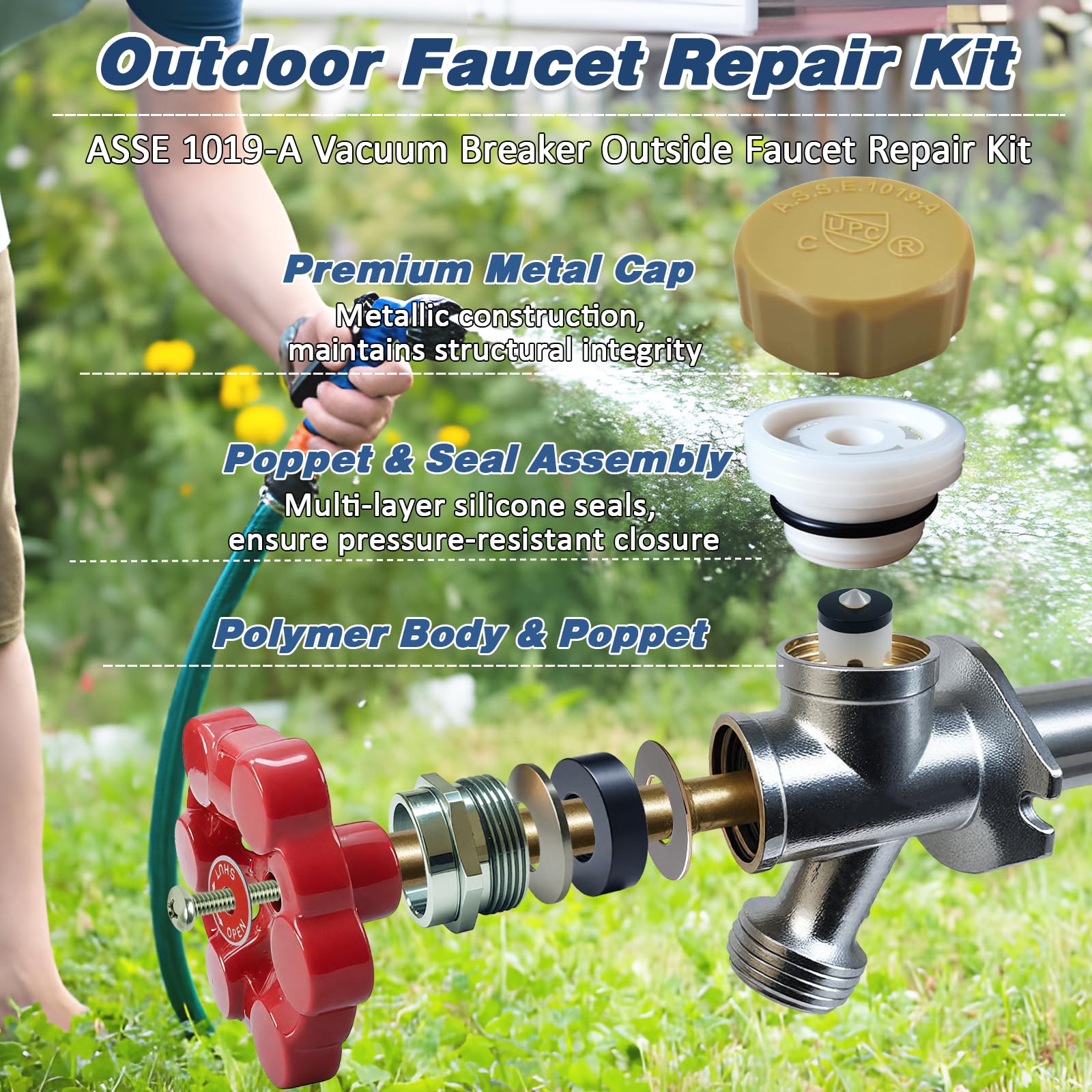 Installation process of Young Dance Outdoor Faucet Repair Kit