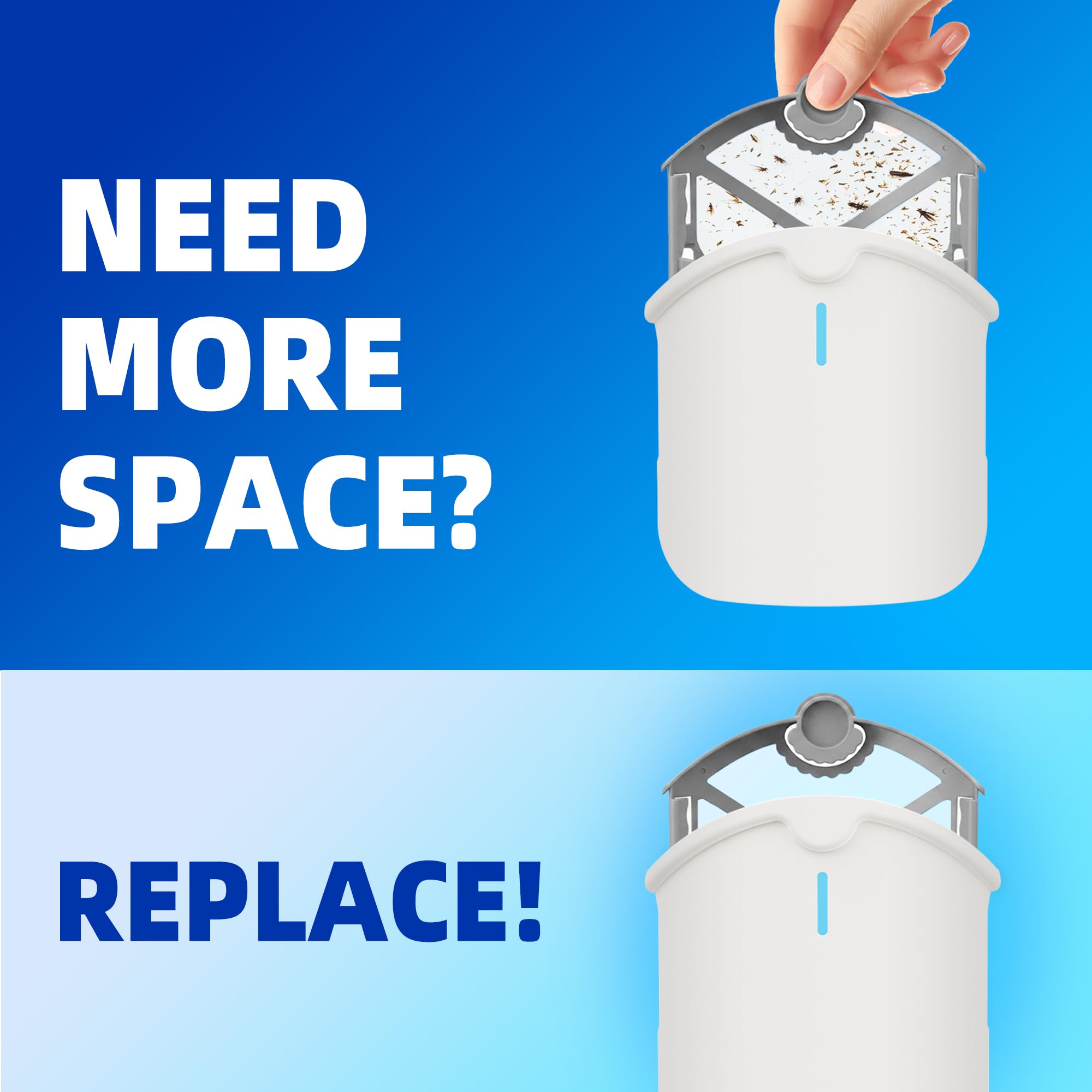 Installation process of ZUYHNGE insect trap refill cartridge