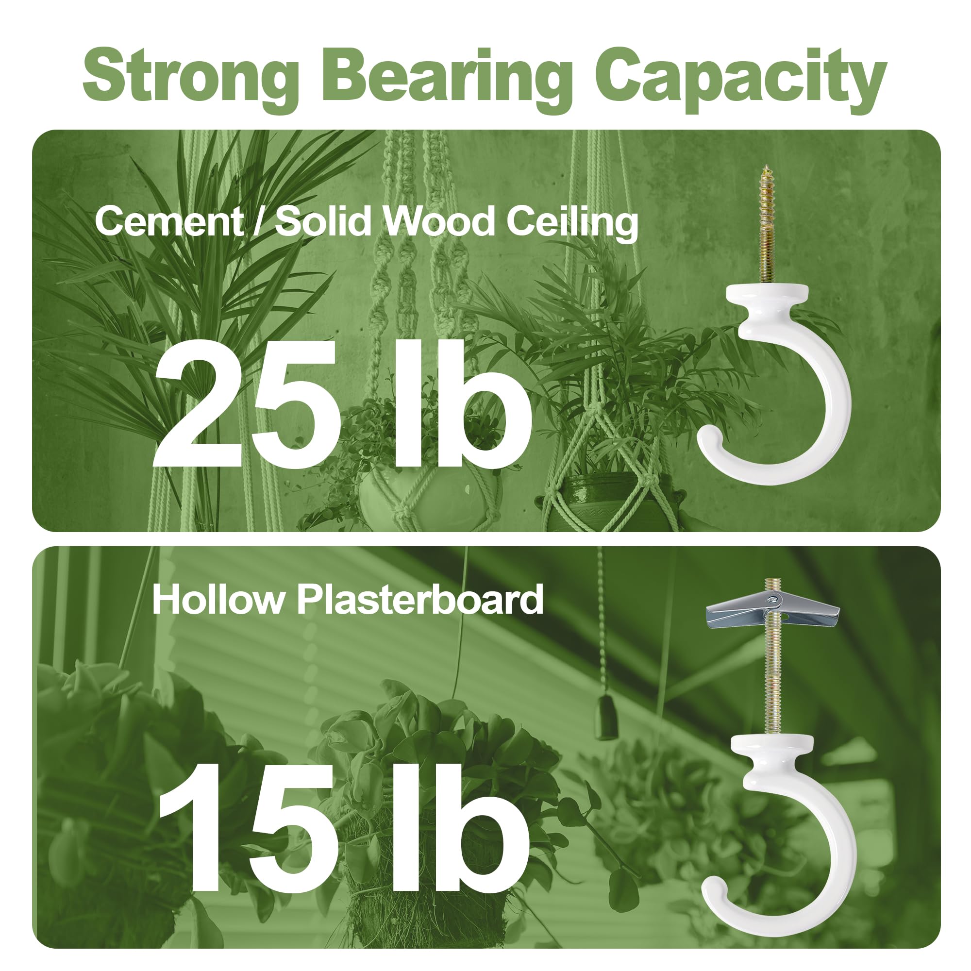 Installation scene of Aidoclip ceiling hooks in a living space