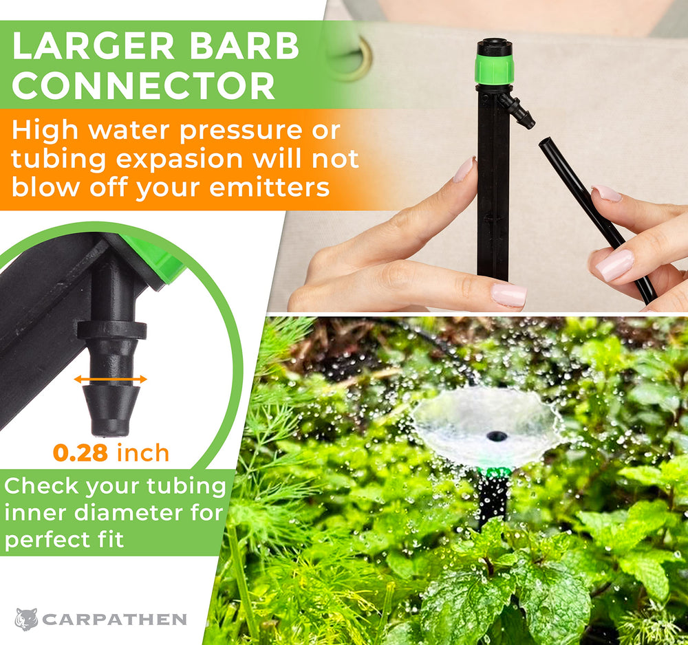 Installation steps for CARPATHEN drip irrigation system
