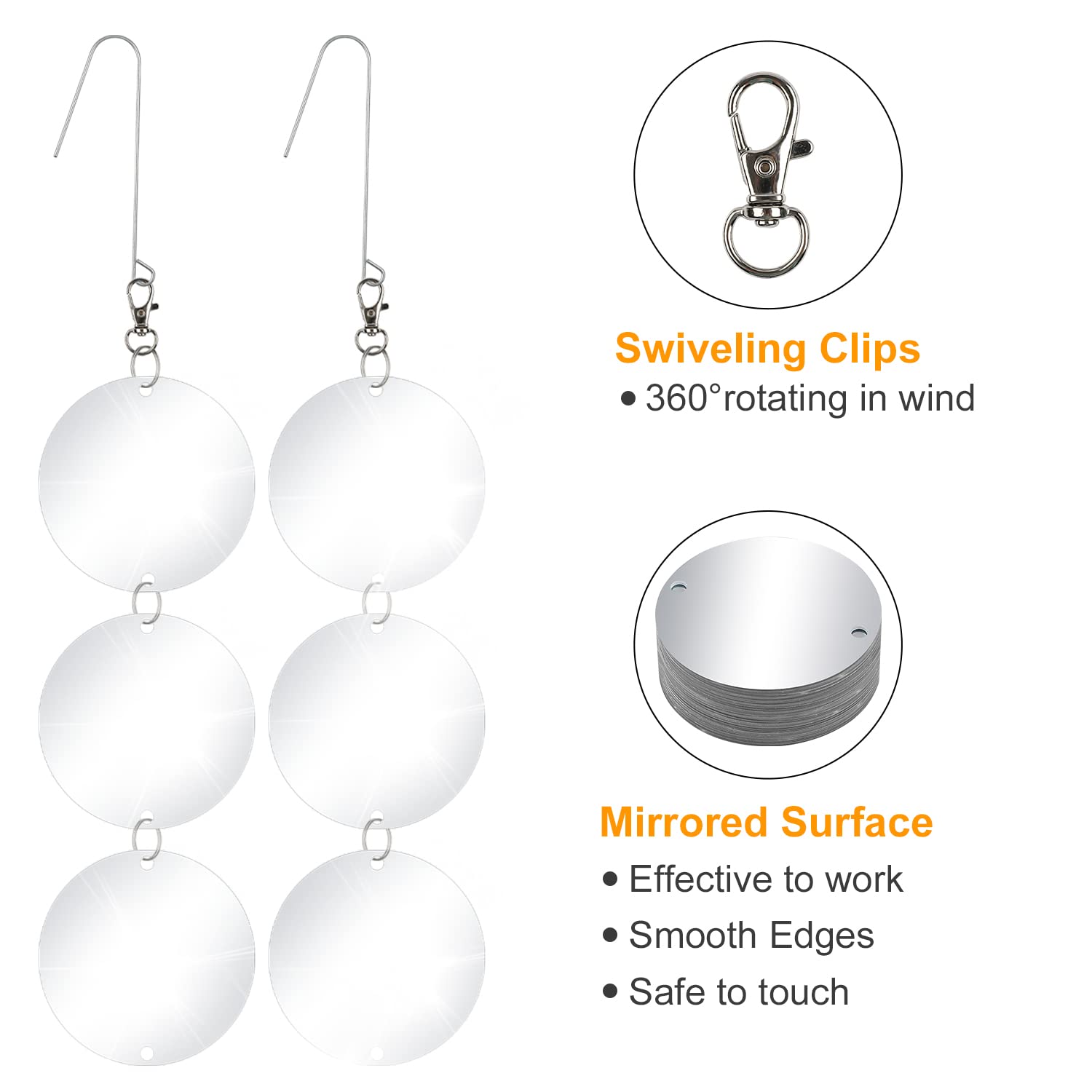 Installation steps for XPCARE bird scare discs
