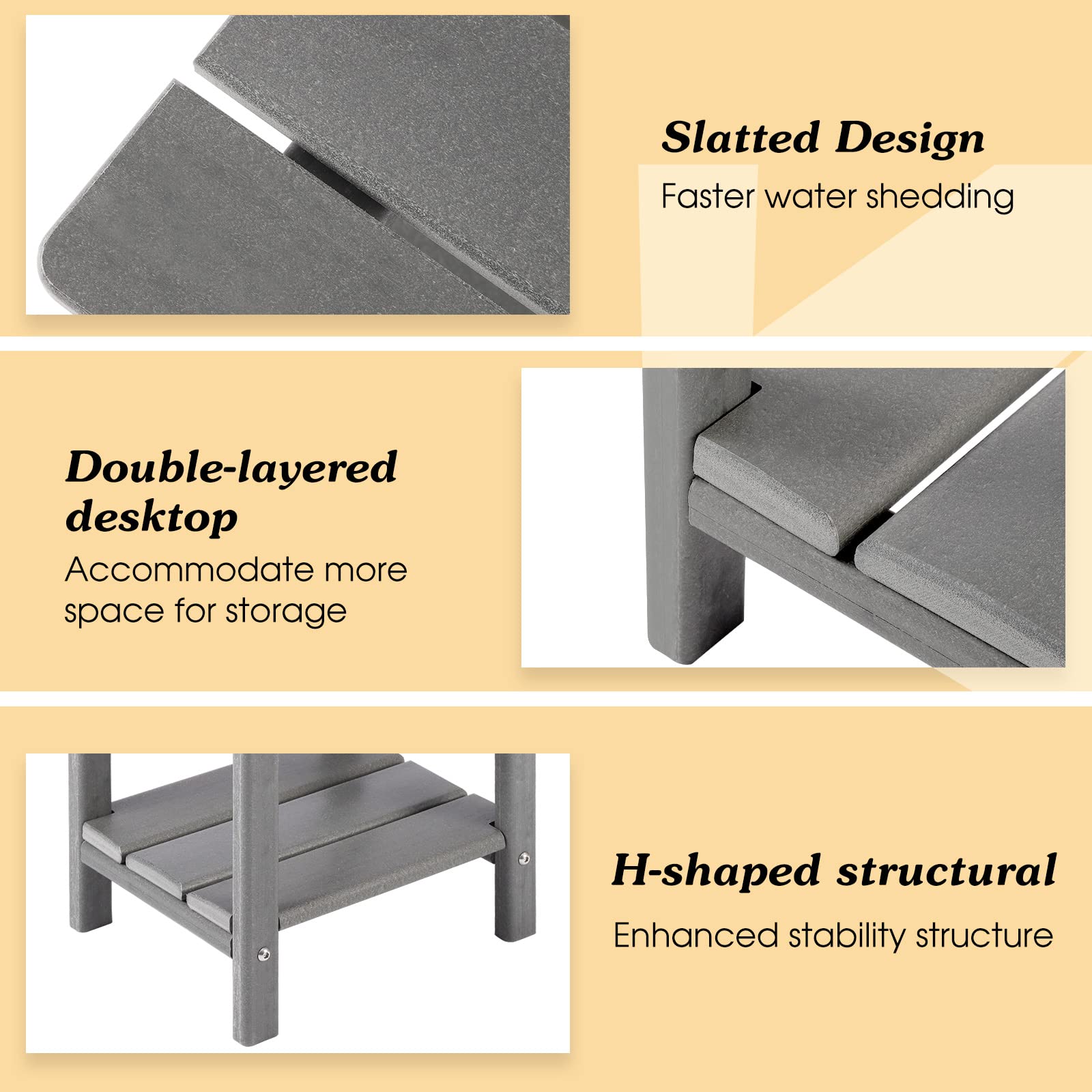 Installation tool included with Apolimi side table