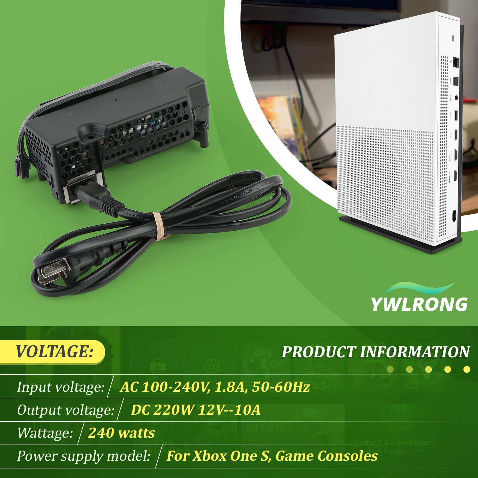 installation tools for Xbox One S power supply