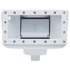 Installation view of Rx Clear Thru-Wall Skimmer Kit