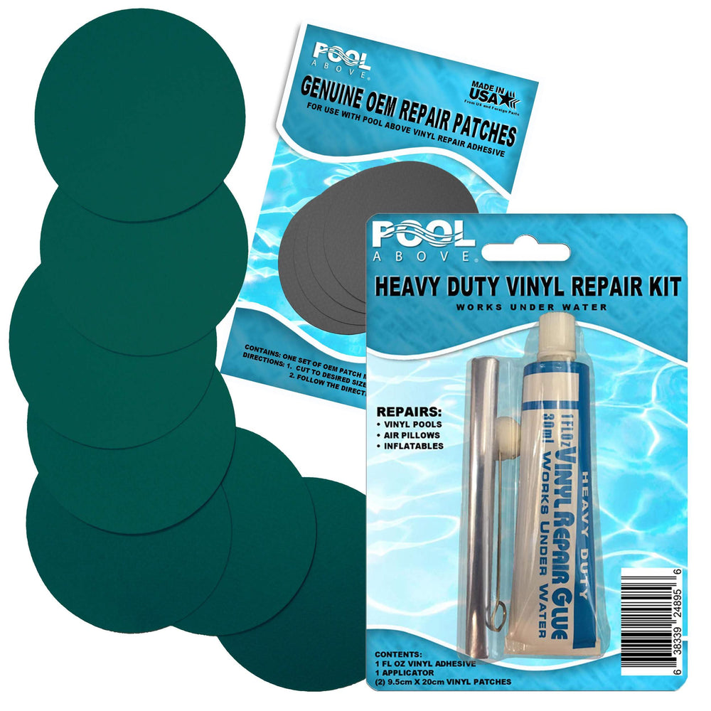 Instruction guide for Pool Above Vinyl Repair Patch Kit