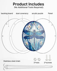 Instruction guide included with KaayeeWood suncatcher