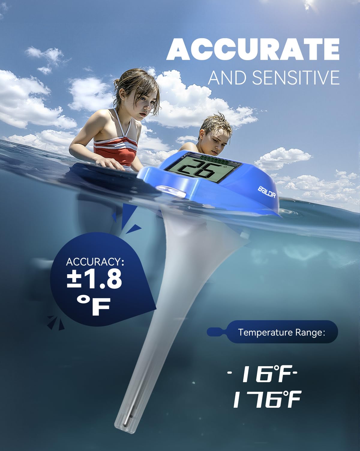Instruction manual for Baldr Pool Thermometer