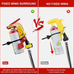 Instruction manual for Dasunwat Spray Can Extension Pole Adapter