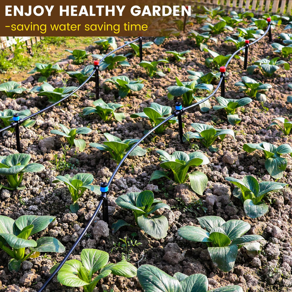 Instruction manual included with Eledom drip irrigation kit