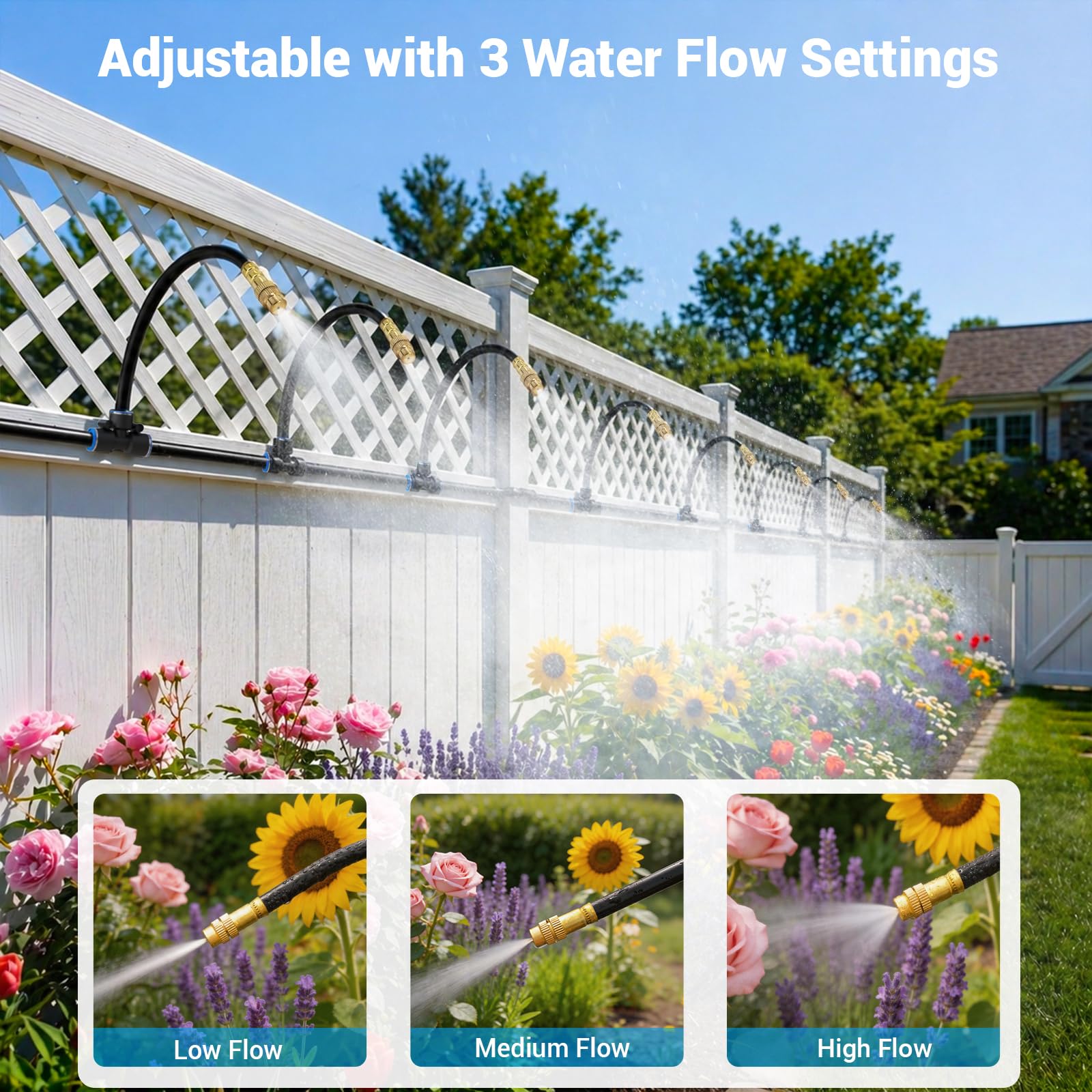 Instruction manual included with the Thiswing irrigation kit