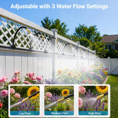 Instruction manual included with the Thiswing irrigation kit