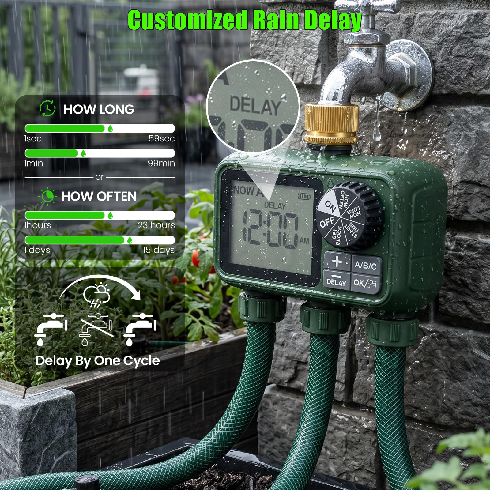 Instruction manual included with XinFuture Water Timer