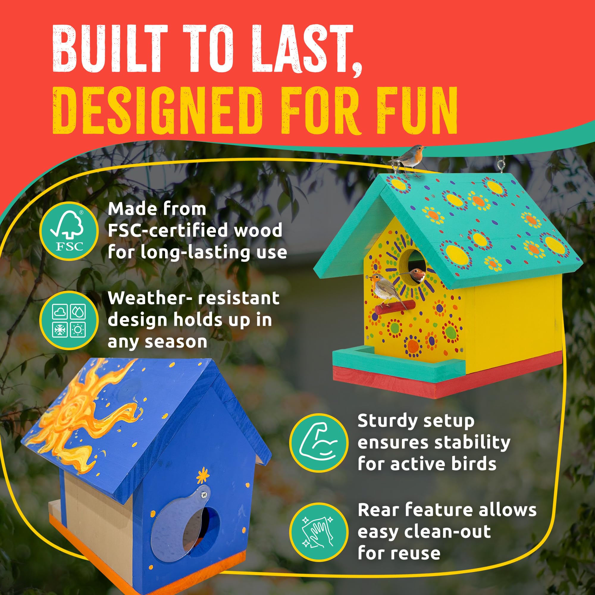 Instructional video guide for SparkJump Jr Bird House Kit
