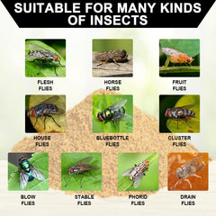 Instructions for using Glovv Fly Trap Refills with warm water