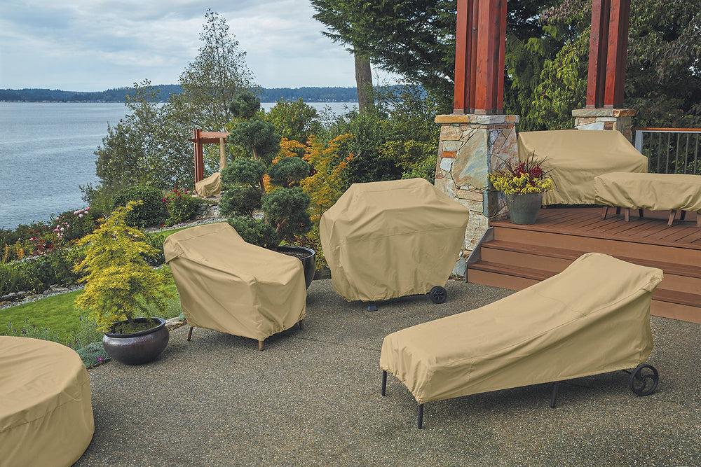 Instructions included with the Classic Accessories Terrazzo cover