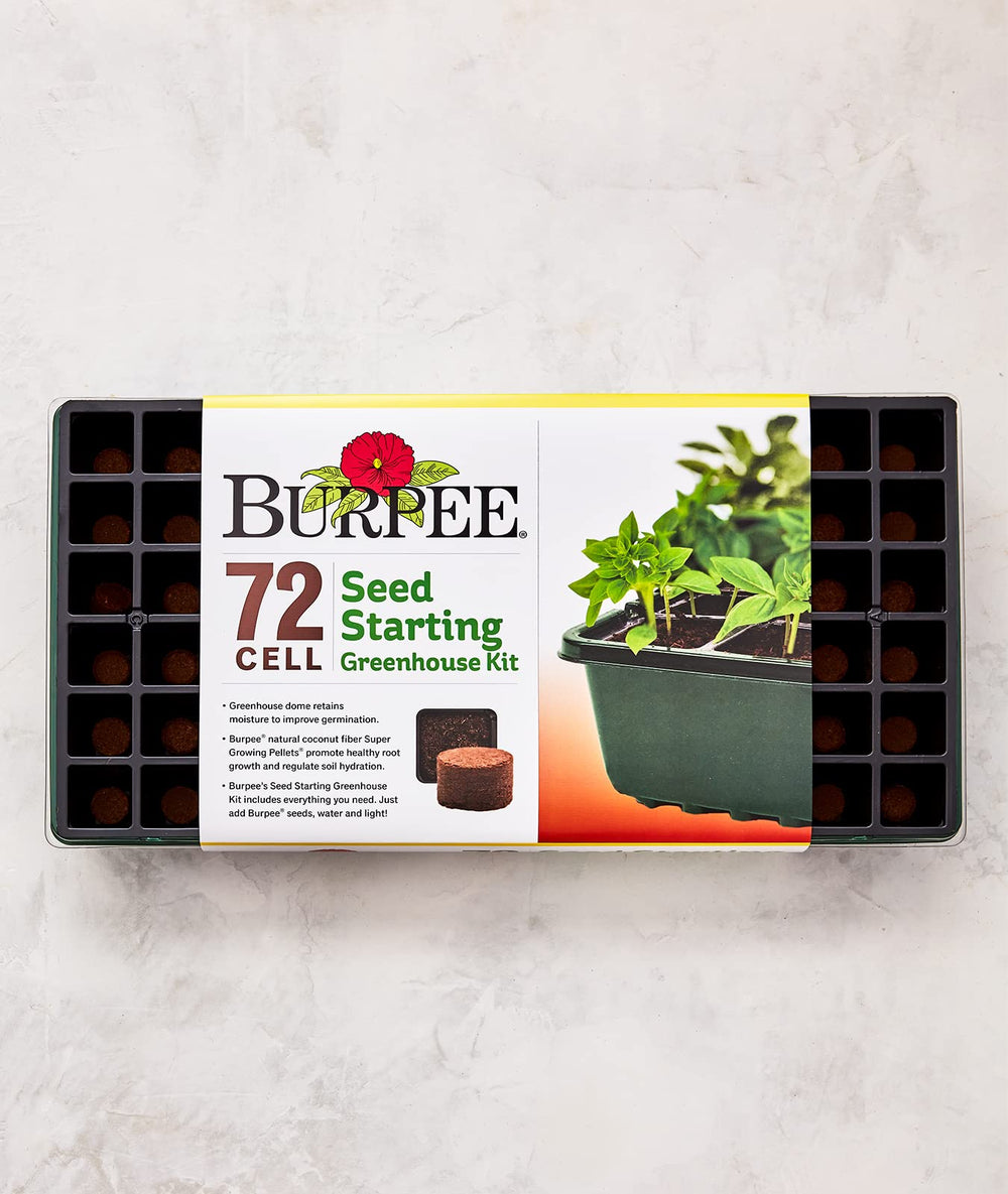 Instructions manual included with Burpee seed starting kit