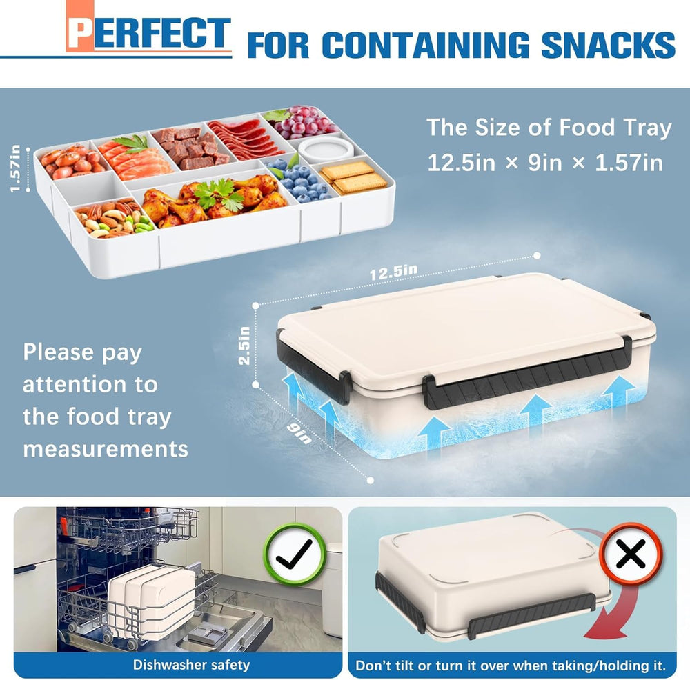 Insulated bag for TENDWARE LIFE Snackle Box Container