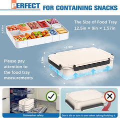 Insulated bag for TENDWARE LIFE Snackle Box Container