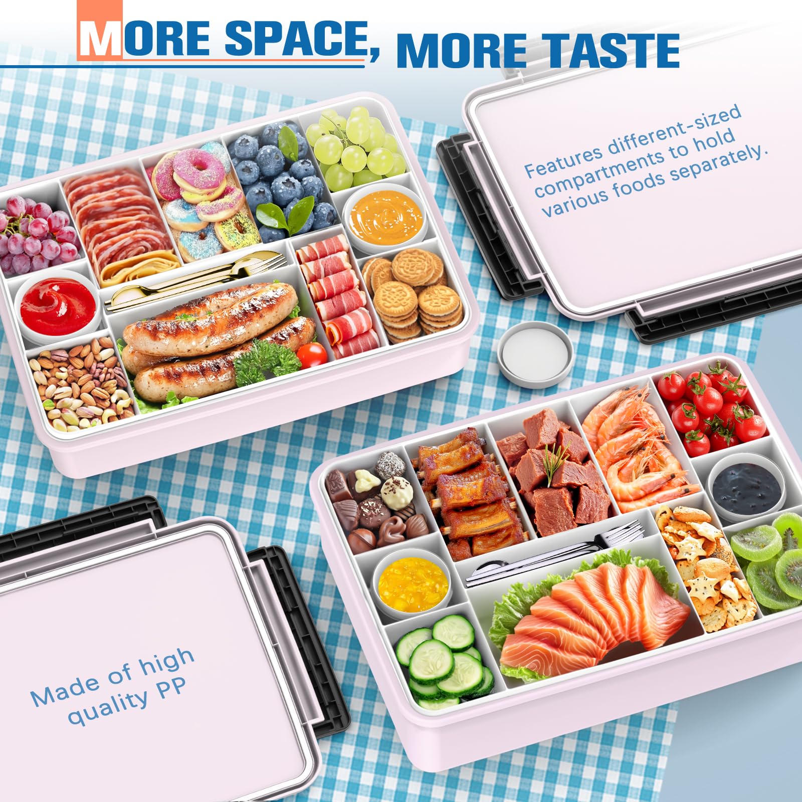 Insulated bag included with TENDWARE LIFE Snackle Box Container