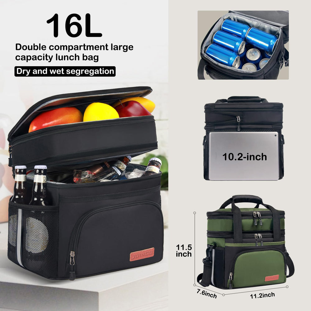 Interior of JOINGO Tactical Lunch Box showing compartments
