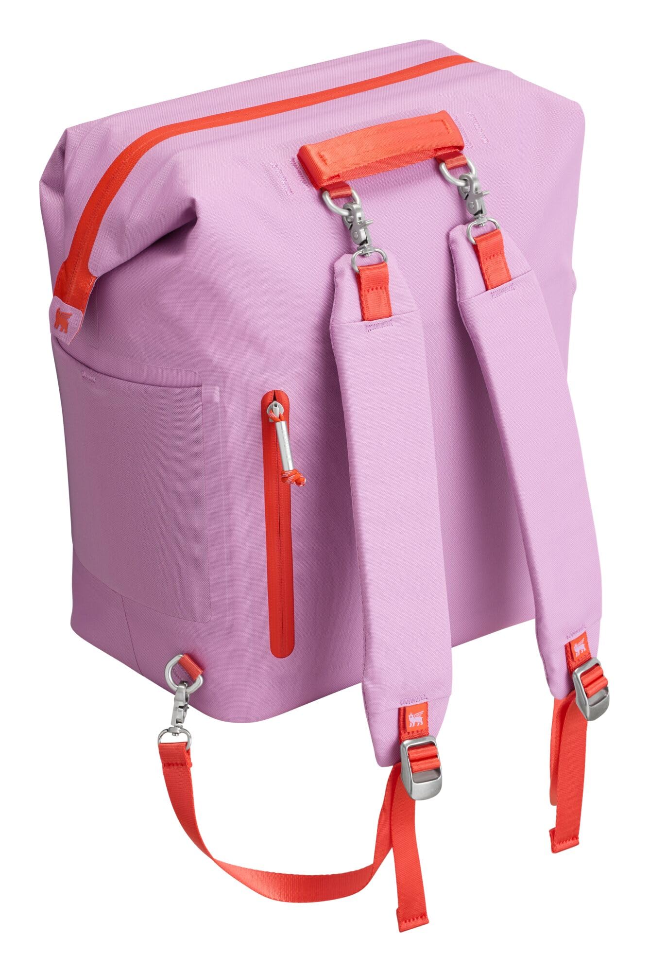 Interior view of STANLEY Madeleine Soft Cooler Backpack with patterned liner
