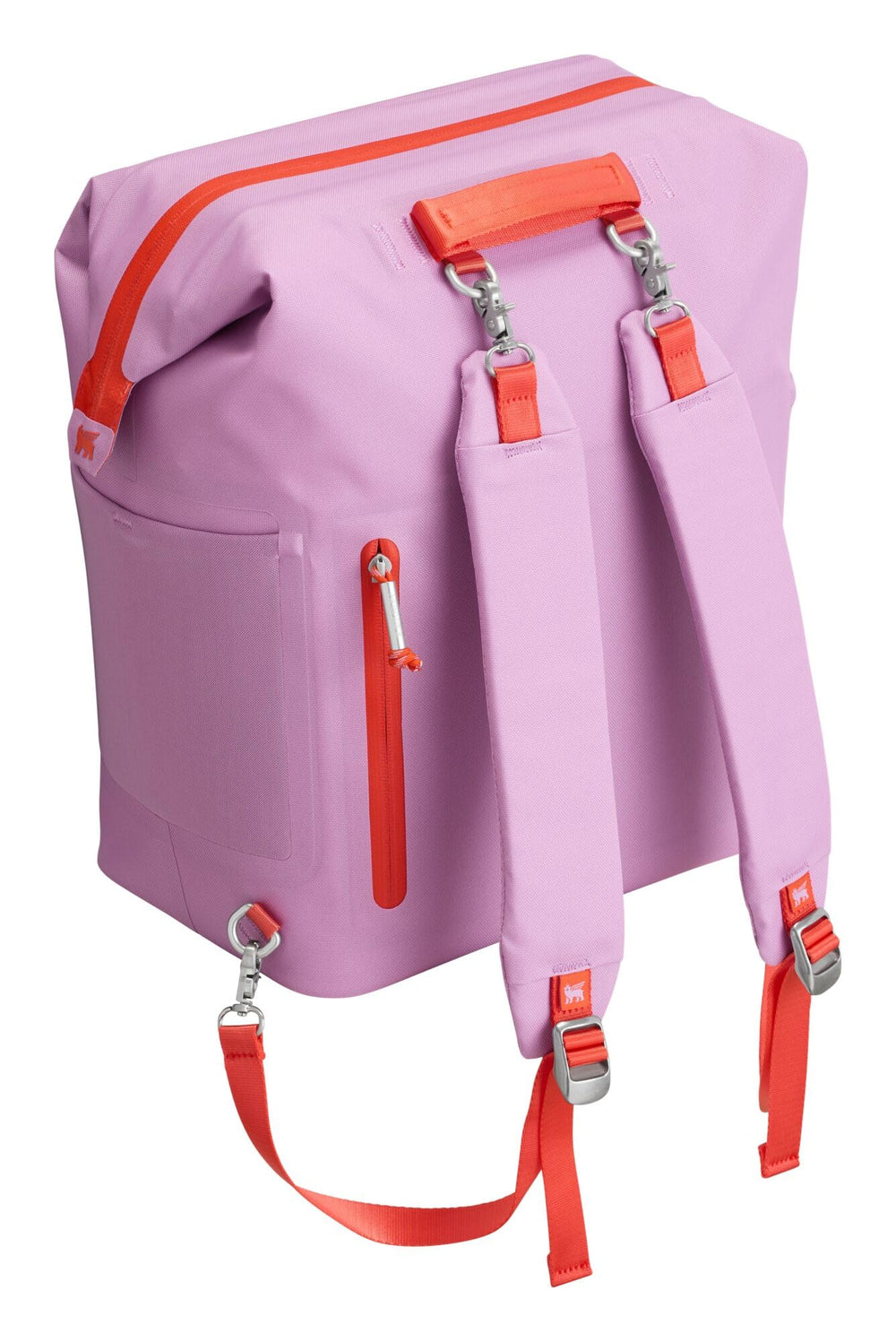 Interior view of STANLEY Madeleine Soft Cooler Backpack with patterned liner