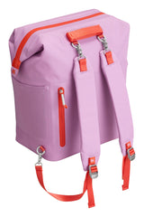 Interior view of STANLEY Madeleine Soft Cooler Backpack with patterned liner