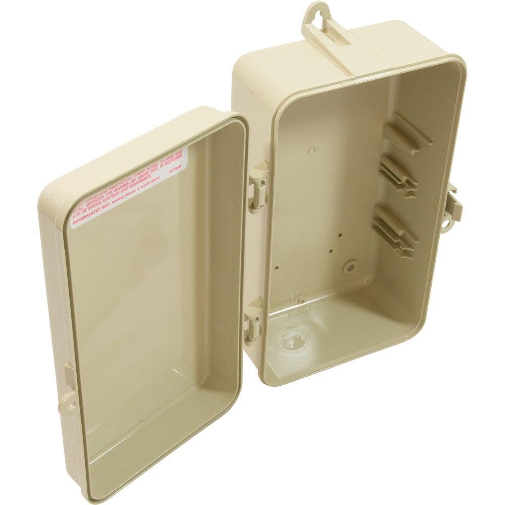 Intermatic 2T2502GA Timer Enclosure showing knockouts