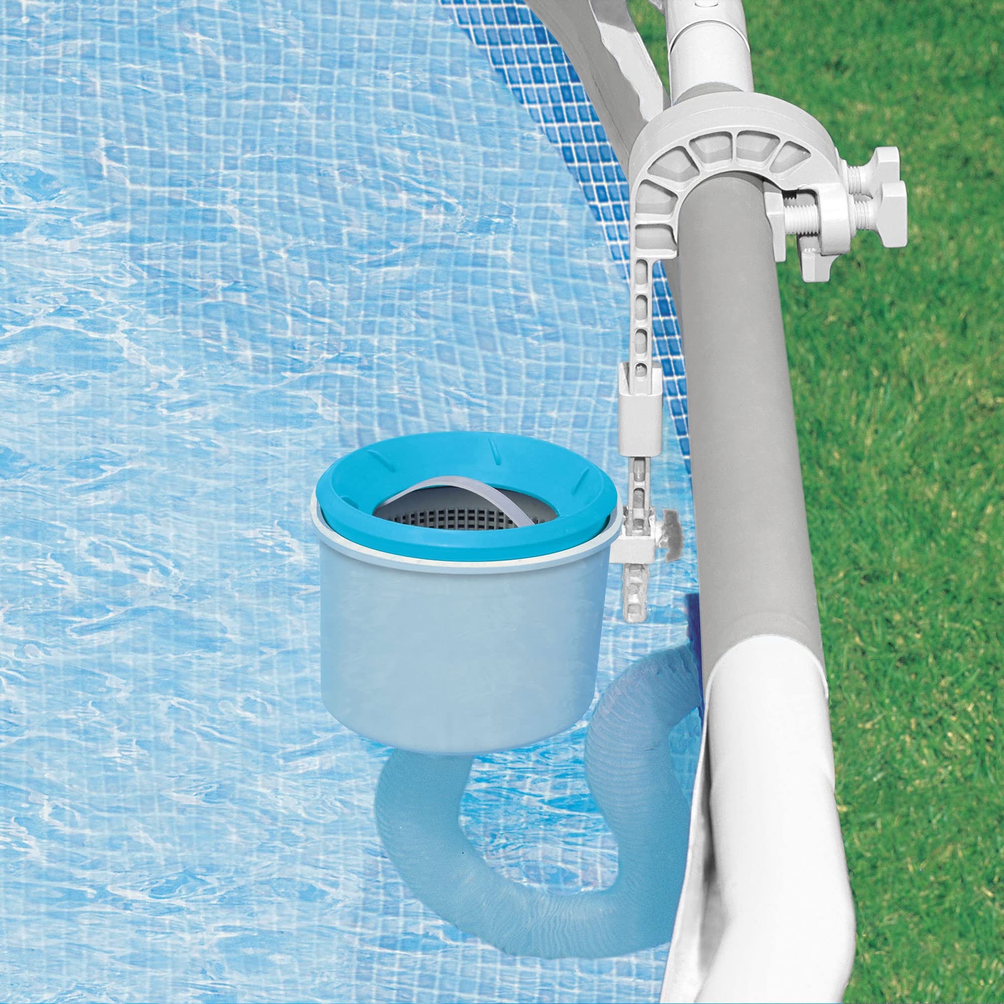 Intex Deluxe Skimmer parts including filter pump connection